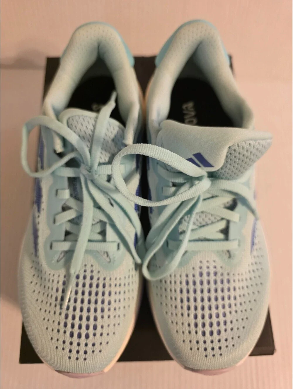 adidas Supernova Rise Womens Running Shoes Semi Flash Aqua Blue ID3595 NIB 6.5